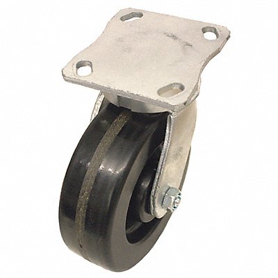 GRAINGER P25SPH060R14 Kingpinless Plate Castor Swivel 1200 lb.