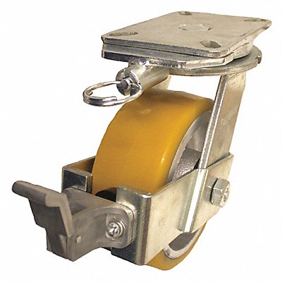 GRAINGER P29SUY080K18WKDL Standard Plate Castor Swivel 2500 lb.