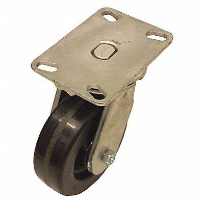 GRAINGER P23SPH080R16 Standard Plate Castor Swivel 1400 lb.