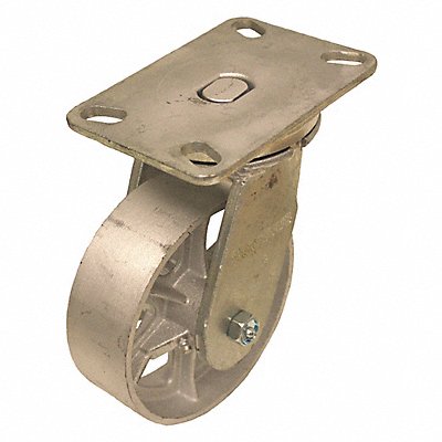 GRAINGER P23SC060R16 Standard Plate Castor Swivel 1200 lb.