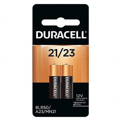 DURACELL MN21 Battery Alkaline Size 21/23 12VDC PK2