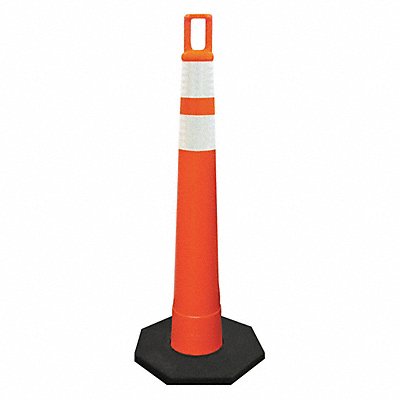GRAINGER 510OHIP6W4W2650RB10 Traffic Cone 42 Cone Height Orange