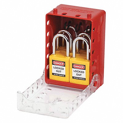 BRADY 149176 Padlock Station 5-11/16 H x 4 W