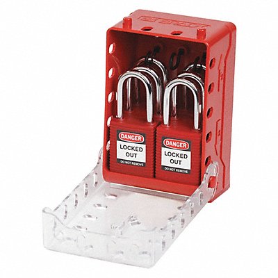 BRADY 149175 Padlock Station 5-11/16 H x 4 W