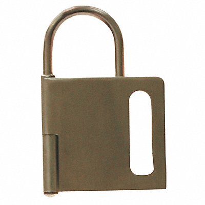 BRADY 871239 Lockout Hasp Steel 4-1/2 L