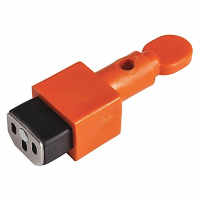BRADY 148081 Plug Lockout 1-1/4 W Nylon 3-7/16 L