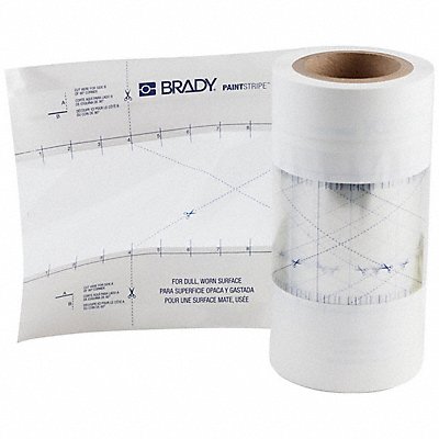 BRADY 148810 Floor Stencil Polyester 6 Overall H