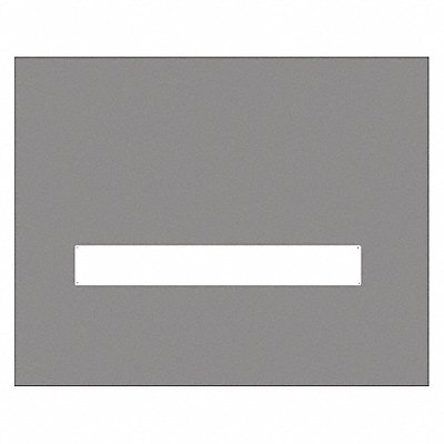 HARDLINE PRODUCTS G115064 Placard White 24 in H 4 in W PK2