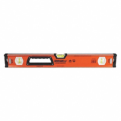 JOHNSON LEVEL 17172400 Box Level Aluminum 24 in L Yellow