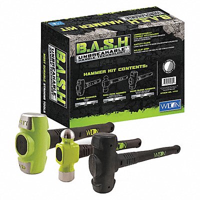 WILTON 11112 Shop Hammer Kit Blk Handle Nonslip Grip