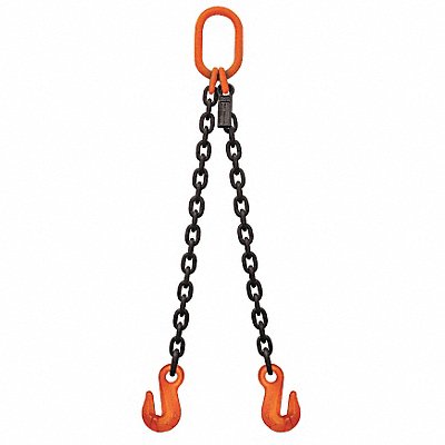STREN-FLEX SF1210G10DOG Chain Sling 3/8 in Size G100 10 ft L DOG