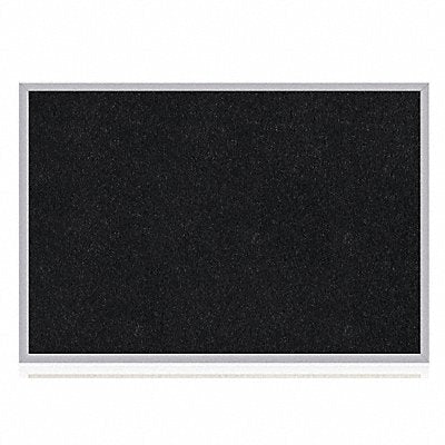 GHENT ATR35BK Bulletin Board 60-1/2 in W Black