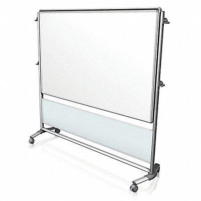 GHENT NEX206MWFR DryErase Brd Magnetic Porcelain 76-3/8 W