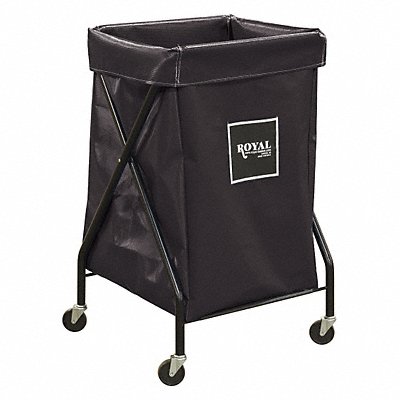 ROYAL BASKET TRUCKS G06KKXXFA3ONN X-Frame Cart 6.7 cu ft Black Vinyl