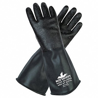 MCR SAFETY CP14RS J4423 Chemical Gloves S 14 in L Butyl PR