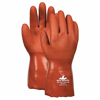 MCR SAFETY 6620KVXXXL J4434 Chemical Gloves 3XL 12in. L Red PVC PK12