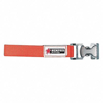 MCR SAFETY GCO Glove Clip 12 in L x 1-1/2 in D Orange