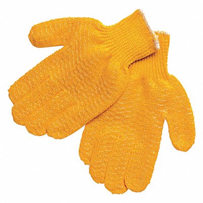 MCR SAFETY 9675XL Knit Gloves 10-1/2 XL Orange PK12