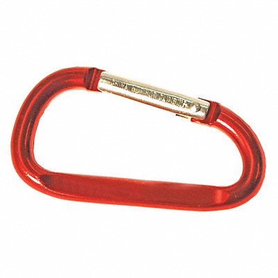 EZ WRAP N GO 60RCARAB Carabiner Red Aluminum 2 L PK4