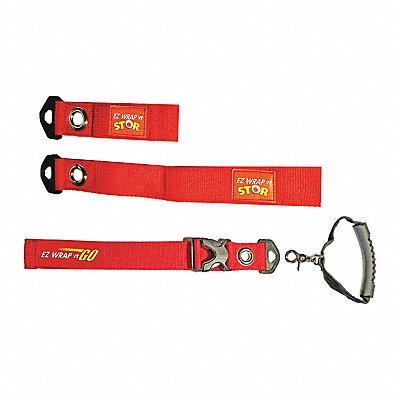 EZ WRAP N GO EZWRAPNGOSYSVP Hook & Loop Cinch Strap 16 in Red