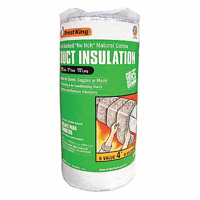 FROST KING CF55 Duct Insulation Cotton 15 ft L
