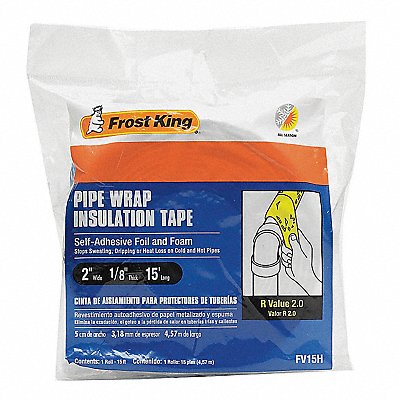 FROST KING FV15H Pipe Wrap 1/8 in T 2 in W x 15 ft.