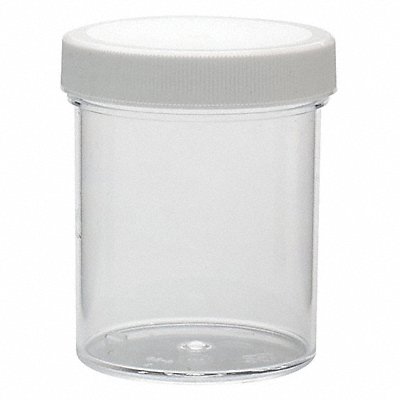 WHEATON W209914 Jar 125 mL 68 mm H White PK36
