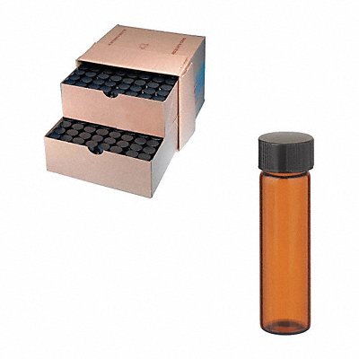 WHEATON W224684 Sample Vial 8 mL 17 mm Dia PK144