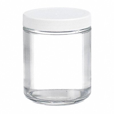 WHEATON W216905 Jar 250 mL 94 mm H Clear PK12