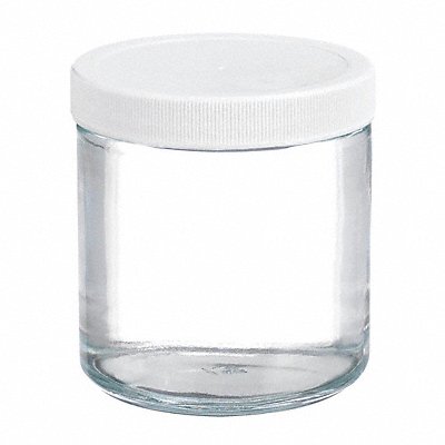 WHEATON W216906 Jar 500 mL 95 mm H Clear PK12