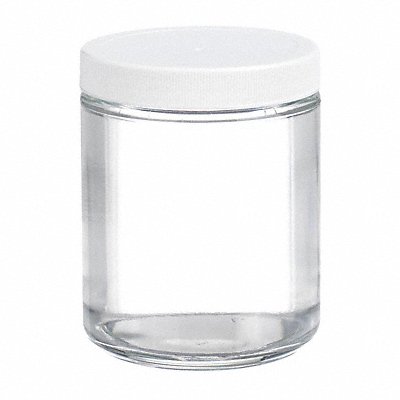 WHEATON W216910 Jar 250 mL 94 mm H Clear PK12