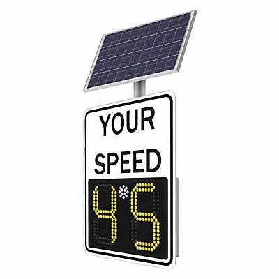 TAPCO 148500071 LED Radar Speed Sign Aluminum 29 x 23