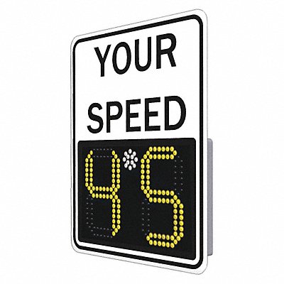 TAPCO 148500065 LED Radar Speed Sign Aluminum 29 x 23