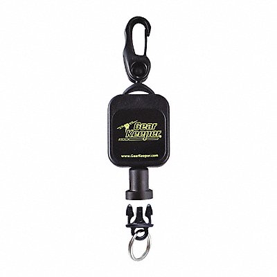 GEARKEEPER RT5560110PK Retractable Lanyard 14inL Black/Orange
