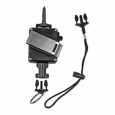 GEARKEEPER RT34653 Radio Retractor 36inL Black 1-1/8lb