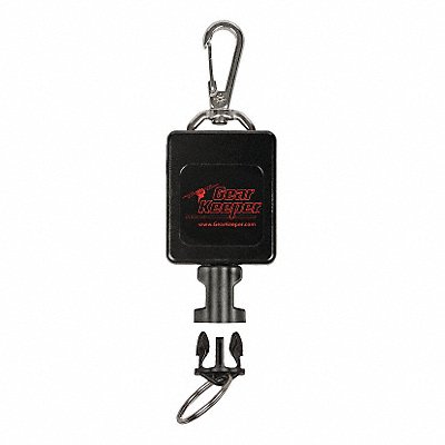 GEARKEEPER RT34493 Flashlight Retractor 32 in L SS Snap