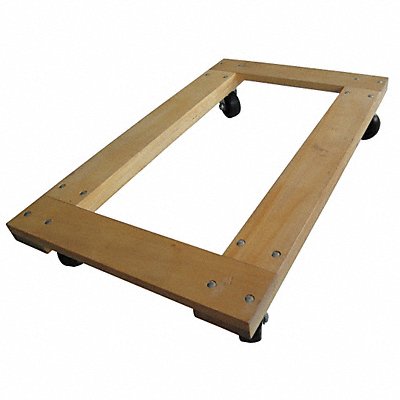 GRAINGER 48J063 General Purpose Dolly 30x18 Hardwood
