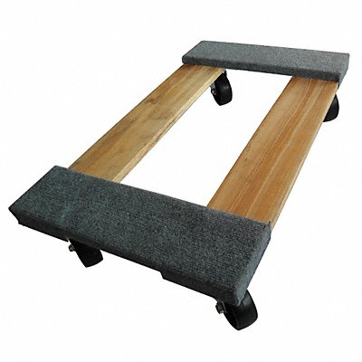 GRAINGER 48J069 General Purpose Dolly 30x18 Carpeted
