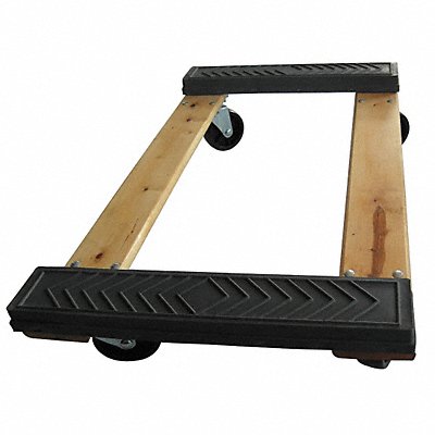 GRAINGER 48J071 General Purpose Dolly 30x18 Hardwood
