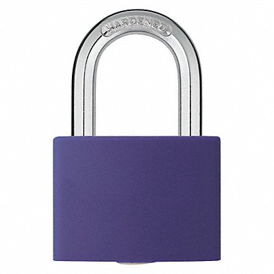 GRAINGER 48JR57 Lockout Padlock KA Purple 2 H PK3