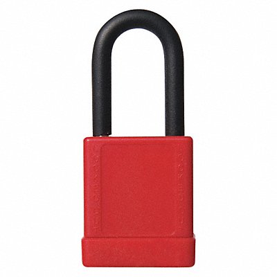 GRAINGER 48JT21 Lockout Padlock KD Red 2 H PK6