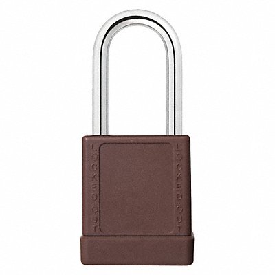 GRAINGER 48JR98 Lockout Padlock KD Brown 2 H PK6