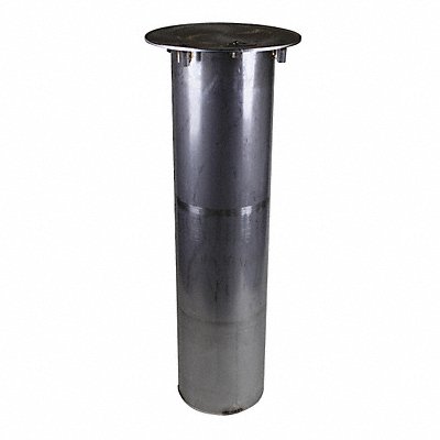 CALPIPE SECURITY BOLLARDS PDT8080RSLV Bollard Embedment Sleeve Slide On 55 lb.