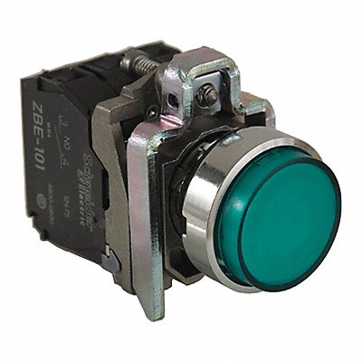 SCHNEIDER ELECTRIC XB4BW13B5 H6941 IllumPush Button FullVolt Green 1NO/1NC