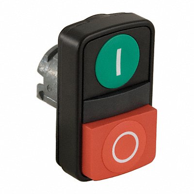 SCHNEIDER ELECTRIC ZB4BL73417 MultiheadOperator Grn Rd Non Illuminated 22mm