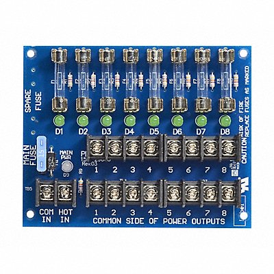 SECURITRON PDB8F1 Power Distribution Board 8 Output Fused