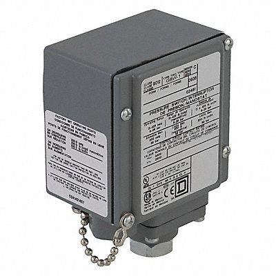 TELEMECANIQUE SENSORS 9012GBW21 Pressure Switch 480Vac 10Amp G +Options