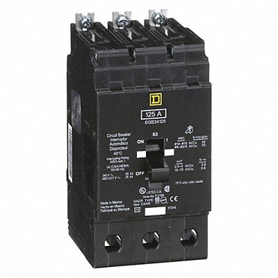 SQUARE D EGB34125 Miniature Circuit Breaker 480Y/277V 125A