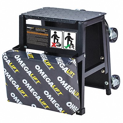OMEGA 91305 ConVerticalible Creeper 19-1/2 in L 350 lb.