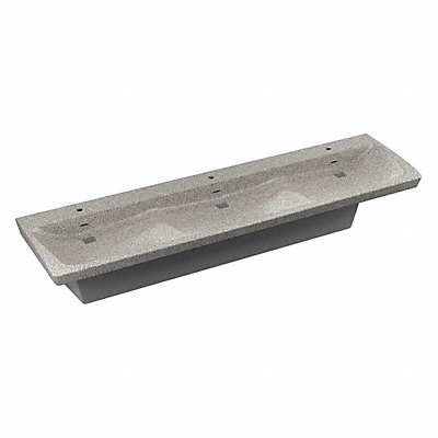 BRADLEY S93734 Bradley Sink Rectangle 85inx21-5/8inx4-3/8in